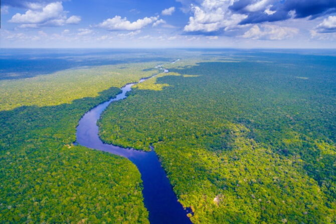 Amazon River in Brazil