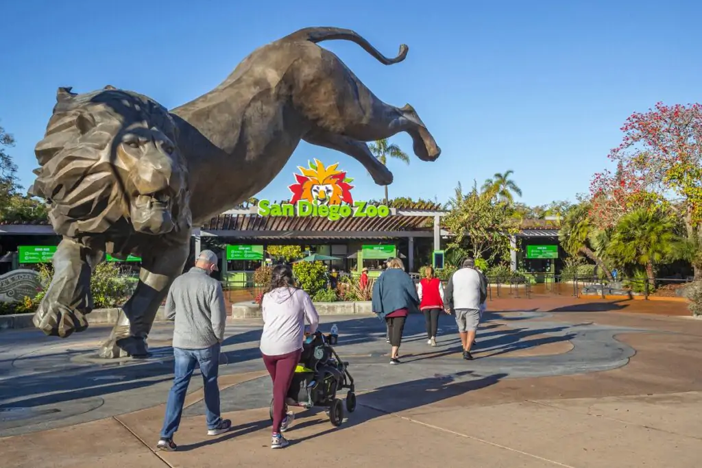 Entrance of San Diego Zoo